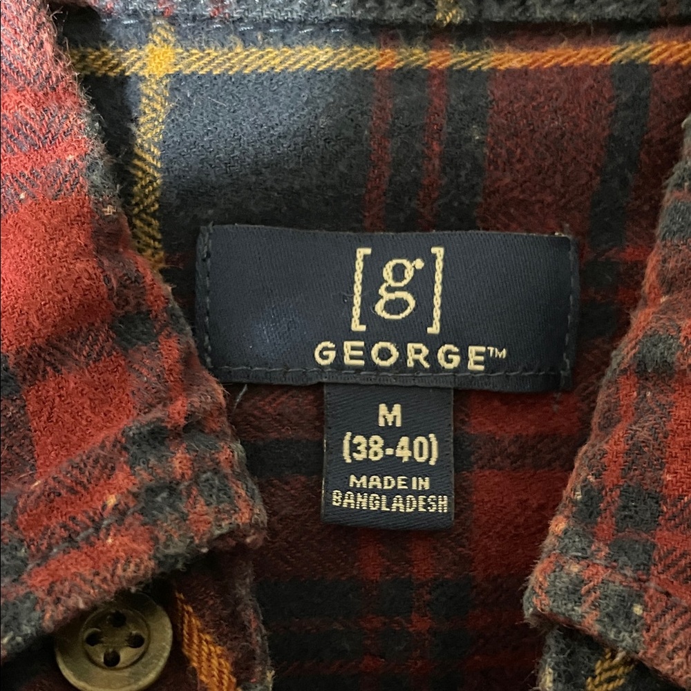 George Multicolor Button Down Shirt With Skull De… - image 4